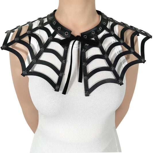Demonia Spiderweb Cutout Collar